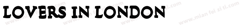Lovers in London字体转换